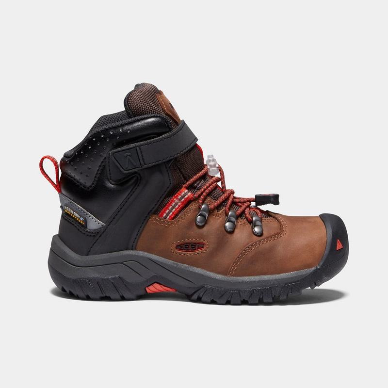 Keen ブーツ | キーントリーノIIウォータープルーフ スノー ブーツ キッズ ブラウン / 黒 | 382910-LZA